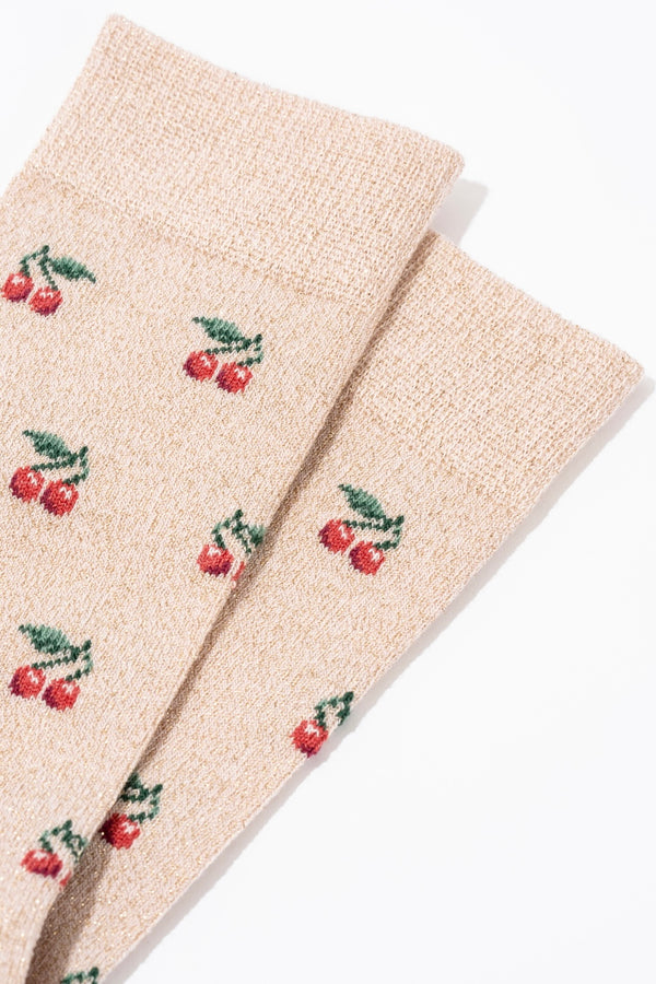 Cherry socks poudre